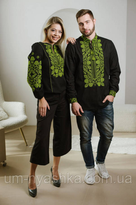 Жіноча вишиванка натуральна "Владана чорна" р.S-XХL Кривий Ріг - фото 5