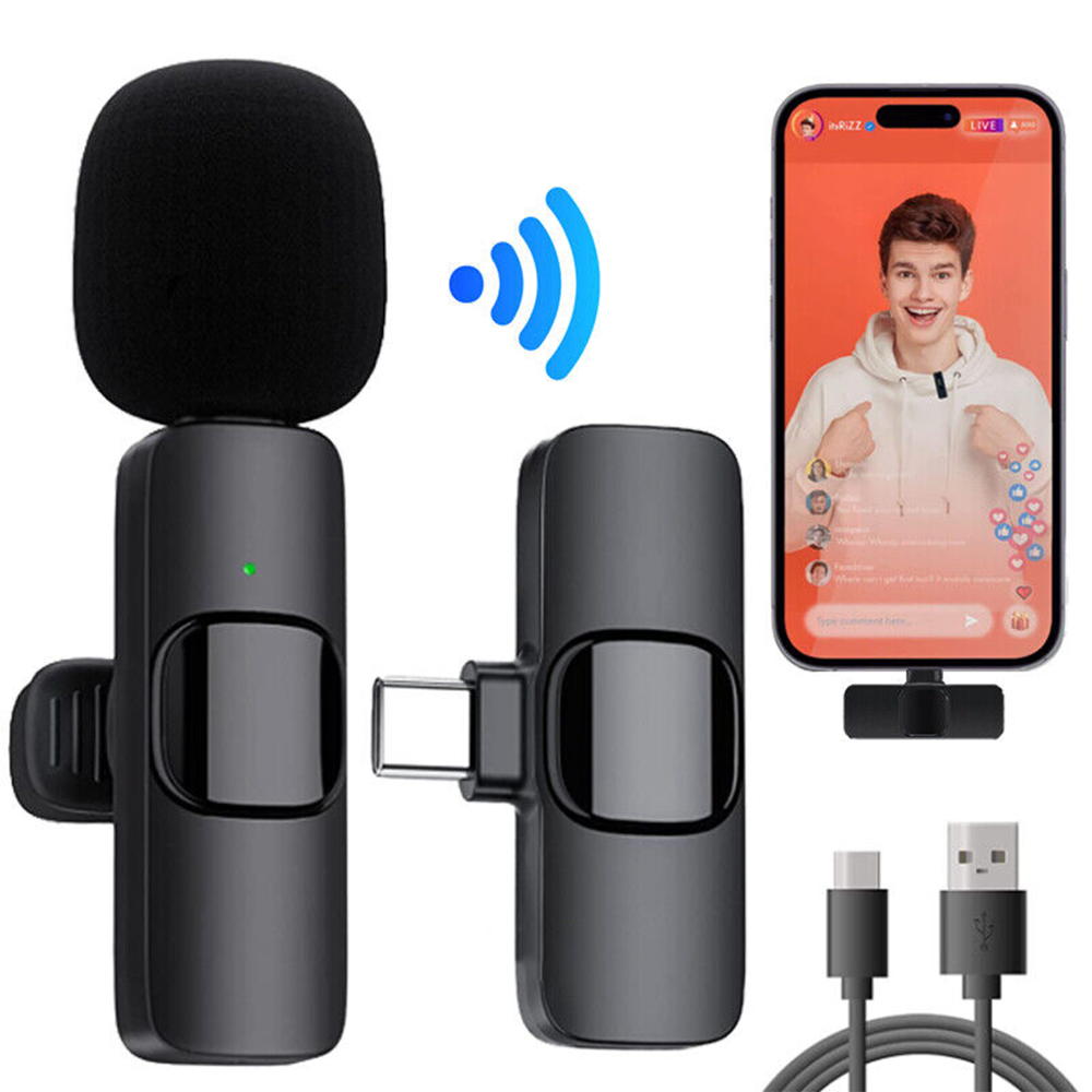 Мікрофон петличний бездротовий K8 для смартфона з Type-C SBR Київ - фото 1
