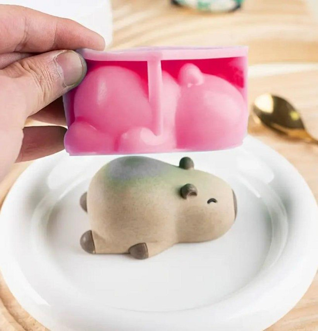 Силиконовая форма «Капибара» – для десертов, шоколада, свечей и рукоделия Киев - изображение 3