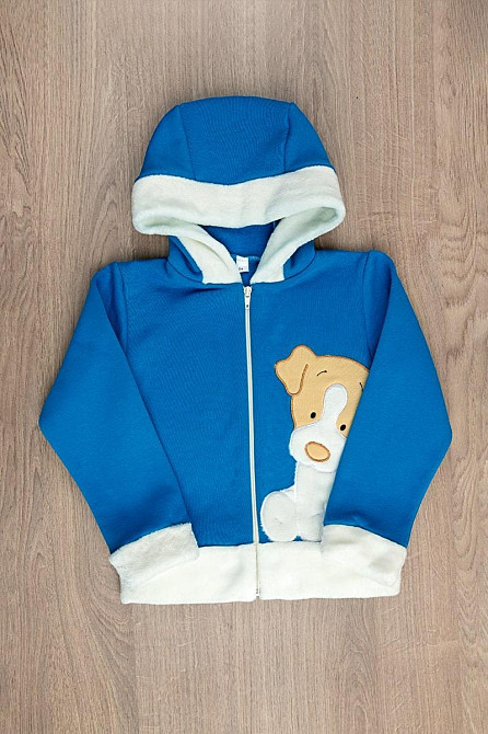 Куртка-толстовка, бирюзовая топ Крохатушка одяг Киев - изображение 1