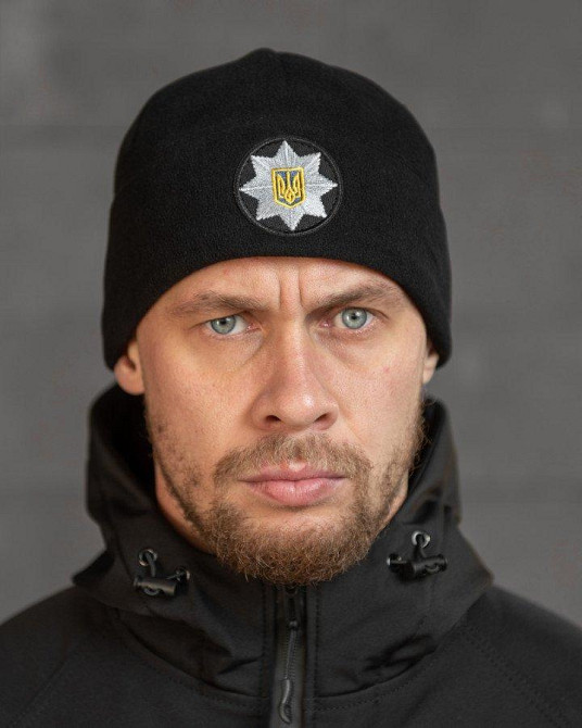 Флісова шапка поліція ВТ7726 Одеса - фото 1