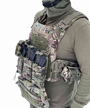 Плитоноска KR з підсумками Cordura 1000D (без плит) Мультикам Вінниця