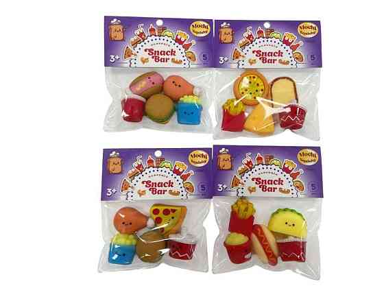Сквіш колекційний у наборі mochi squishy Снек бар T25003 ТМ MONSTERGUM Київ