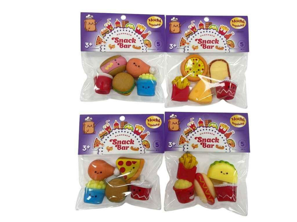 Сквіш колекційний у наборі mochi squishy Снек бар T25003 ТМ MONSTERGUM Київ - фото 1