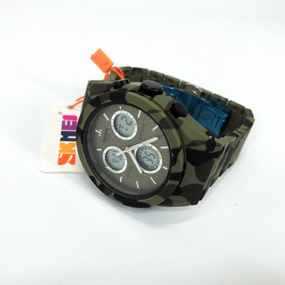 Армійські електронні годинники SKMEI, Практичні чоловічі годинники Армійські протиударні RO-27 Івано-Франківськ - фото 7