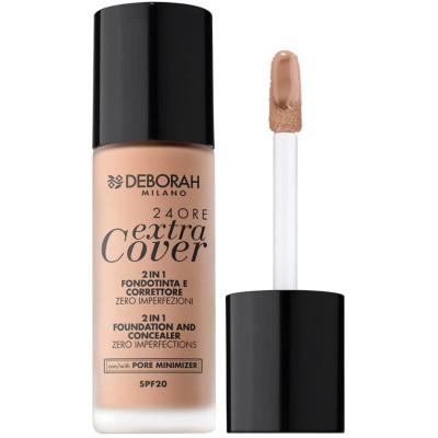 Тональна основа Deborah 24Ore Extra Cover SPF20 04 30 мл (8009518334074) Вінниця - фото 1