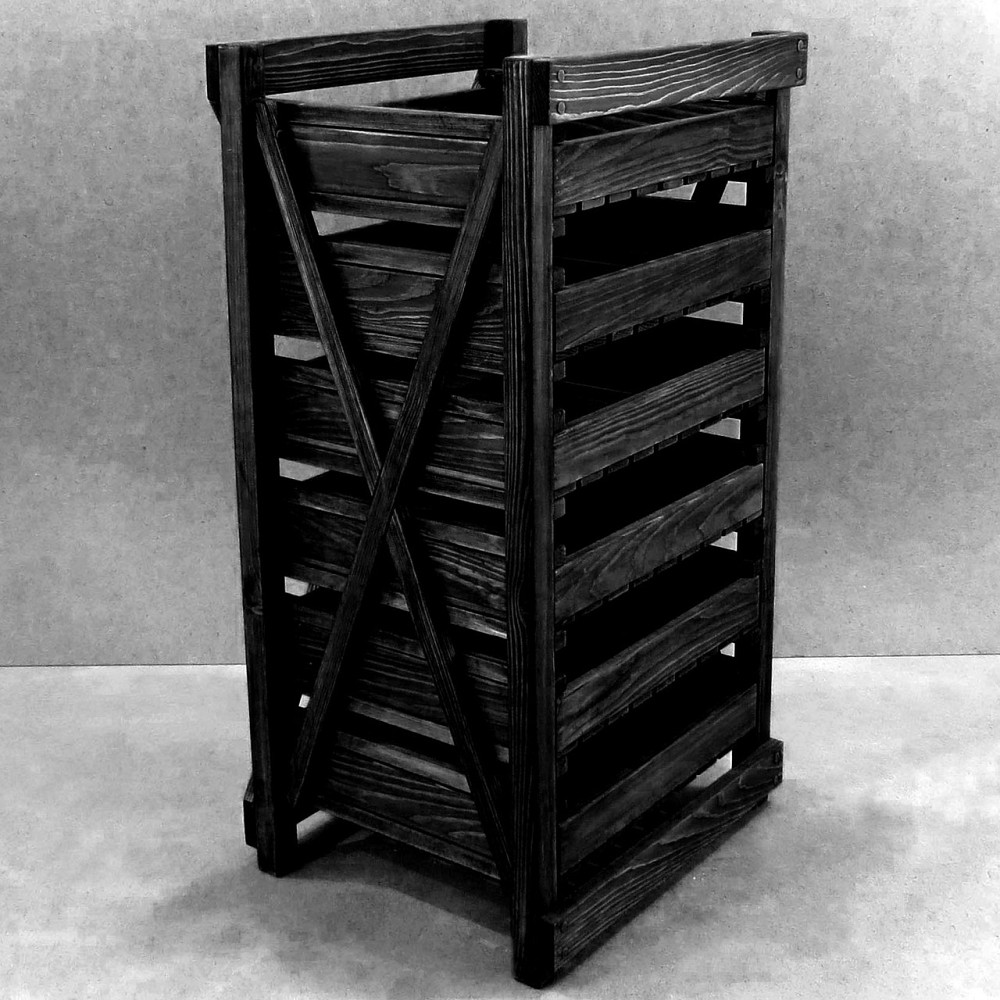 Стелаж для овочів і фруктів "Ровен 50" венге Миколаїв - фото 1