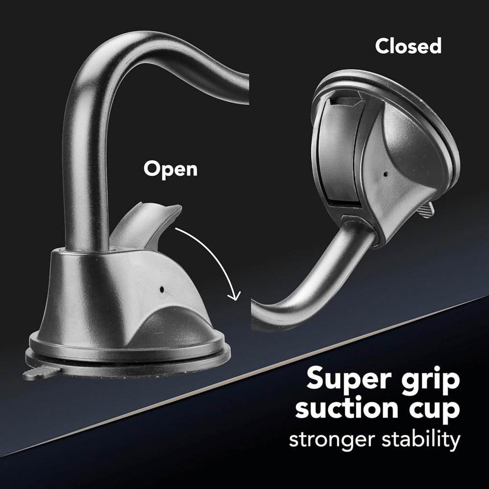 Vivanco PilotFlexik держатель для смартфона универсальный 180 мм регулируемый до 95 мм черный-серый Киев - изображение 7