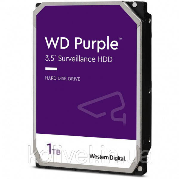 HDD 1000Gb, 5400rpm, WD Purple, 64M, SATA III (WD11PURZ) (WD11PURZ) Київ - фото 1