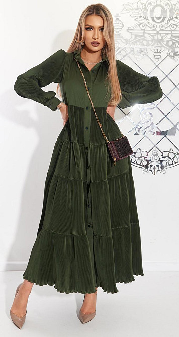 Шовкове плаття плісе (48) Київ - фото 3