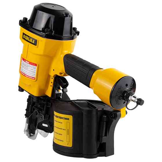 Sigma Пневмопистолет гвоздезабивной катушечный 1.56л/удар 8бар гвозди 45-70мм SIGMA (6713511) Коломия