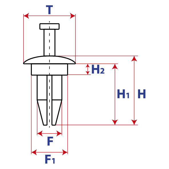 Крепеж кузова Renault 7703072173 167935 8968165 7903072116 947098 A0009900392 A0009902292 Киев - изображение 2
