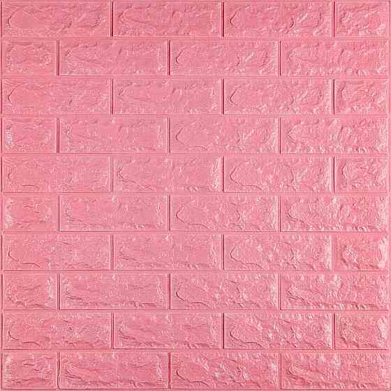3D панель самоклеюча 700х770х7мм цегла Рожевий (004-7) SW-00000057 Київ