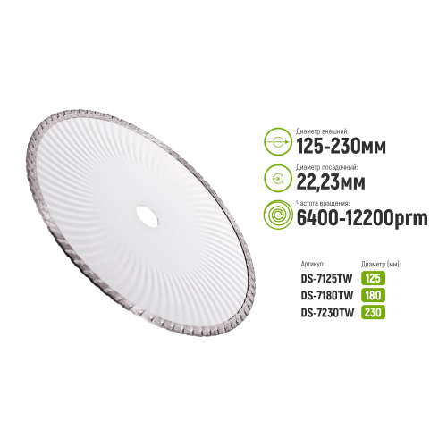 Диск алмазний відрізний Turbo Wave 230 мм Alloid Одеса