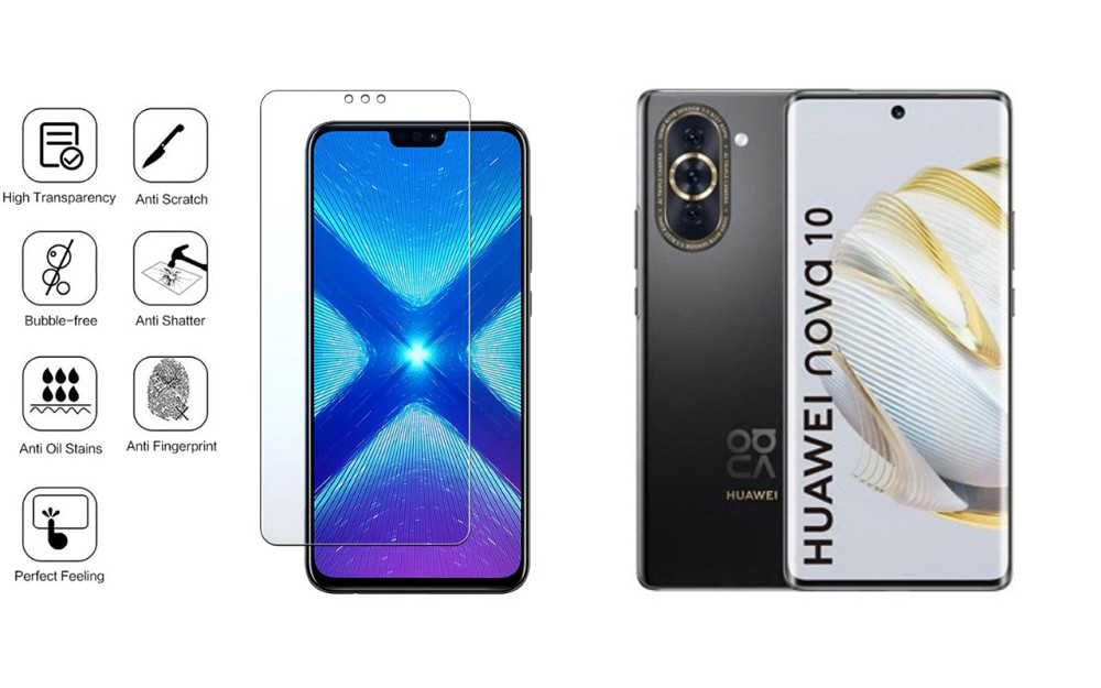 Захисне скло NeoGlass для Huawei Nova 10 – надпрозоре та стійке Київ - фото 4
