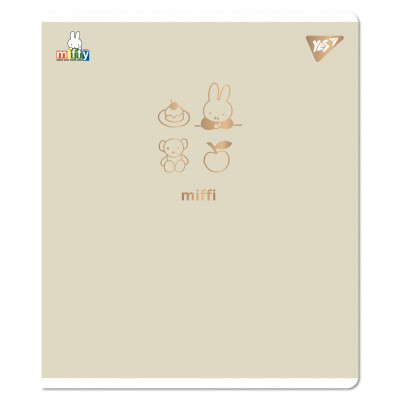 Тетрадь Yes Gold Miffy 12 листов косая линия (767499) Винница - изображение 2