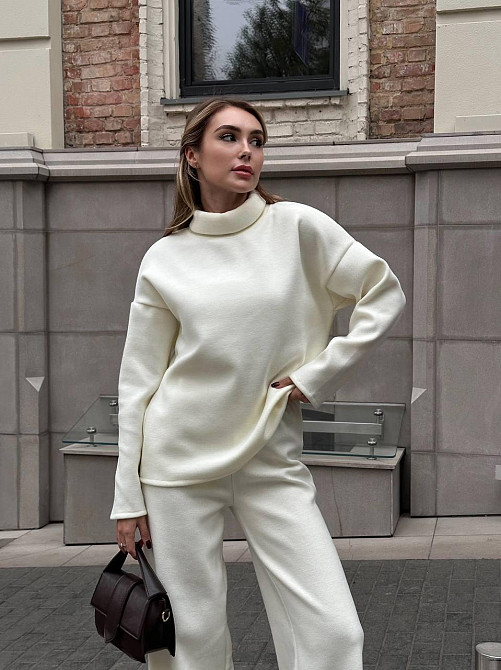 Костюм женский теплый Молочний 42/46 Харьков - изображение 3