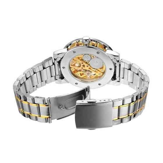 Годинник жіночий механічний Winner Naturale Skeleton Leather (2 ремінці) Вінниця