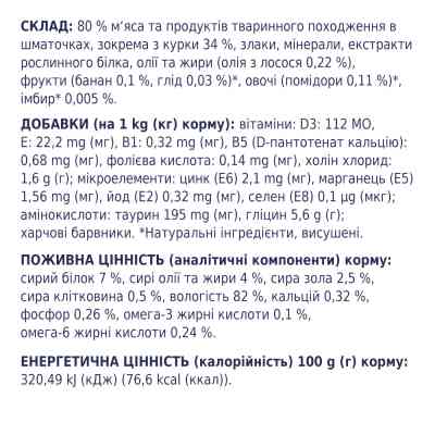 Влажный корм для собак Club 4 Paws с курицей в желе 100 г (4820083908880) Винница