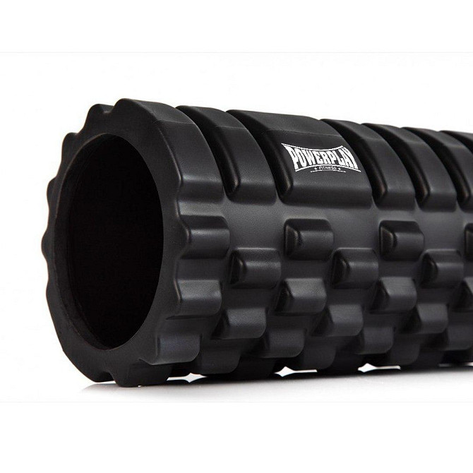 Массажний ролик (ролер) PowerPlay 4025 Massage Roller Чорний (33x14см.) Кам'янське - фото 2