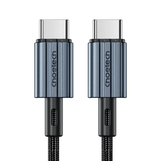 Кабель Choetech ХСС-1014 Black USB-C to USB-C PD60W 1.2m (43-00124) Київ