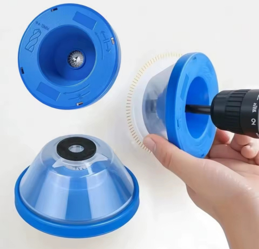 Насадка пылесборник для электрической дрели сверло от 4 до 10 мм синий Киев - изображение 8