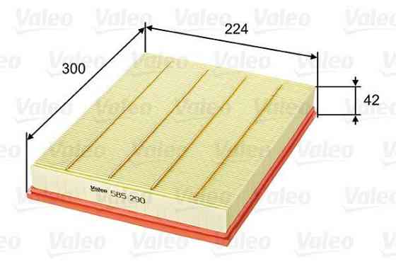 VALEO 585290 — Надійний повітряний фільтр для ефективного очищення повітря та захисту двигуна Ковель