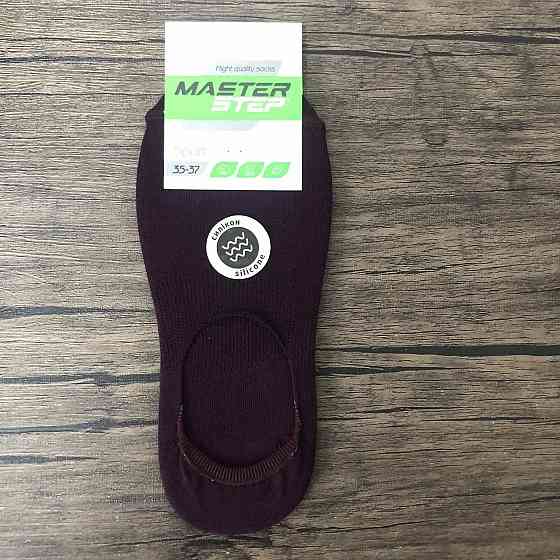 Подследники женские с силиконом на пятке Master Step 35-39 арт.484 в цветах бордовий Черновцы