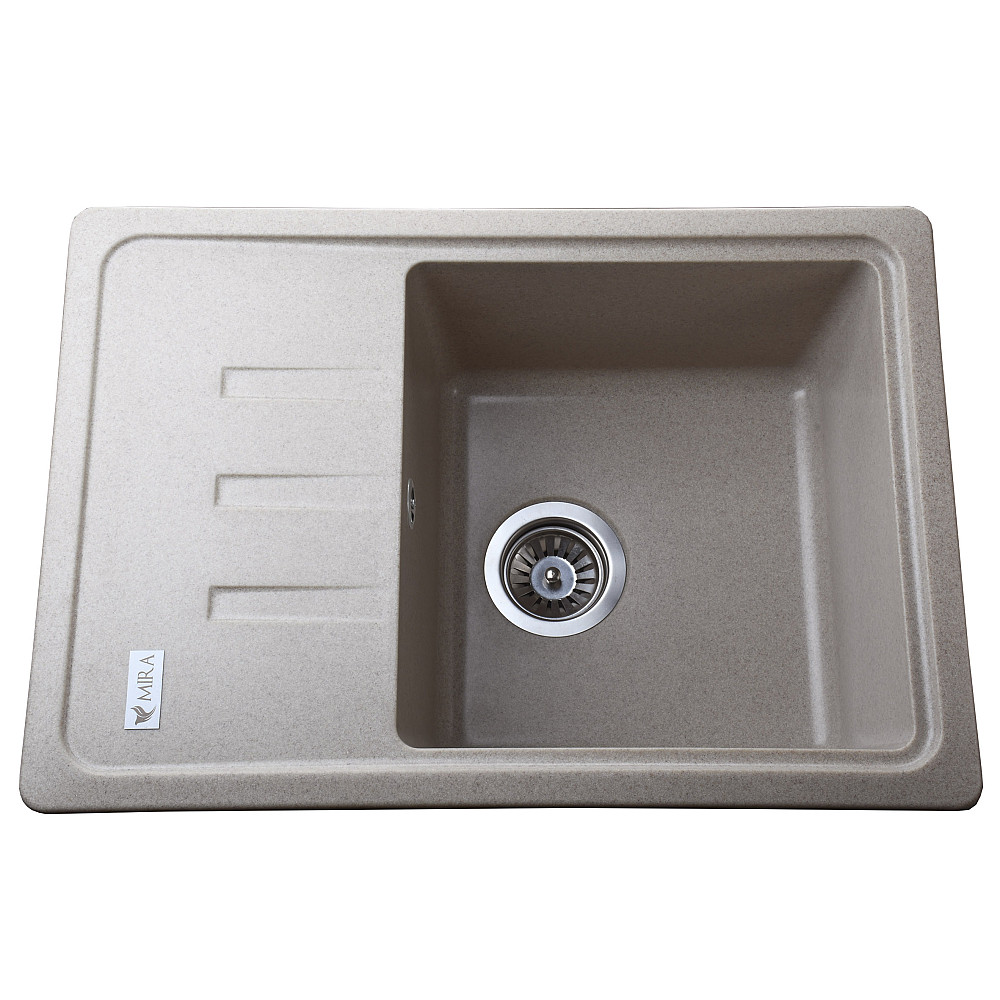 Гранітна мийка Mira MONTI бежевий 620 х 435 мм Тернополь - изображение 1