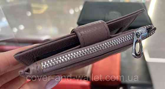 Компактный тонкий кошелек пудрового цвета на магнитной застежке HV 3009 Киев