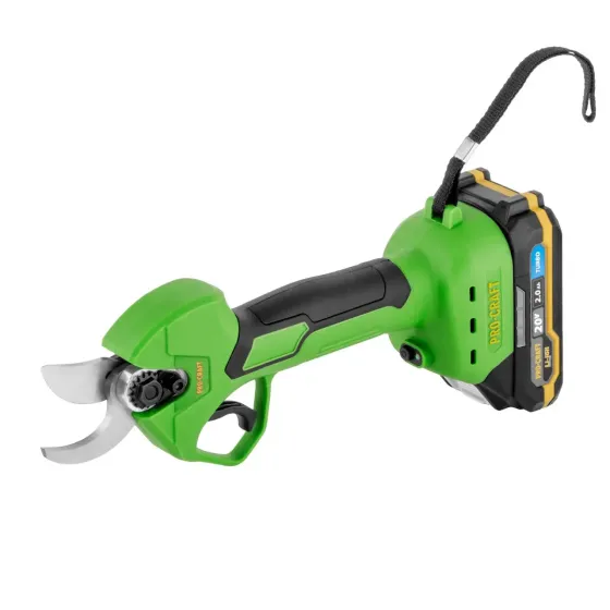 Аккумуляторный секатор Procraft Li-Ion АКБ 20 В,Безщеточный аккумуляторный секатор ES25Li,Садовые аккумуляторные ножницы Львов