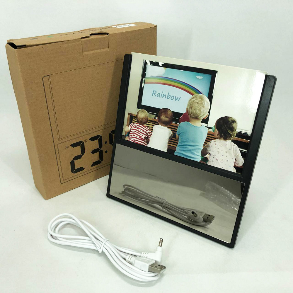 Красивий настільний годинник DS-6608, Практичний настільний годинник з підсвічуванням KS-42 Львів - фото 9