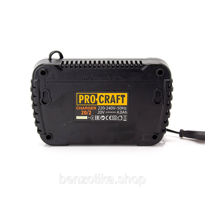Акумуляторна ланцюгова пилка Procraft PCA40/2 (2 акб 4Аг + ЗП 20/2) Київ - фото 8