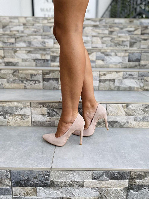 Nivelle Туфлі жіночі NIVELLE пудра натуральна замша каблук 11см 36р 38р (1740/10502-10512) Коломия - фото 5