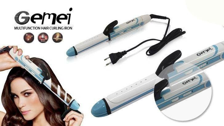 Стайлер для волосся (плойка) Gemei GM 2921 3в1 Вінниця - фото 9