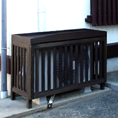 Камуфляжная тумба кондиционера 