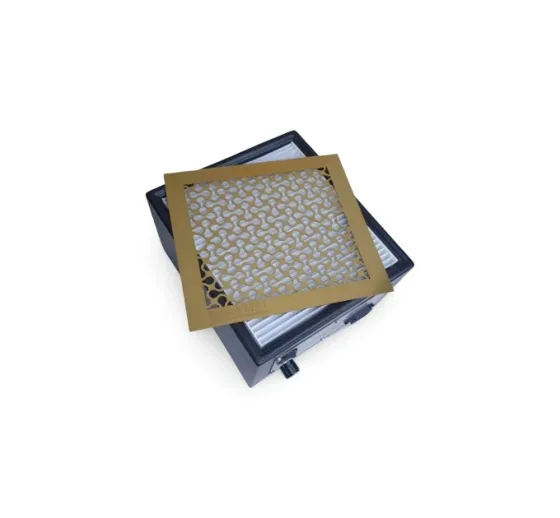 Вытяжка настольная для маникюра SV 7 pro с Нера фильтром профессиональная (решетка золото)) Киев