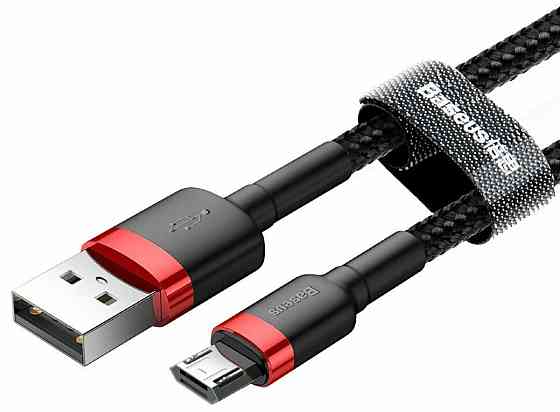 Кабель Baseus Cafule Cable USB - Micro 1.5A 2m, цвет красный+Black CAMKLF-C91 Одесса