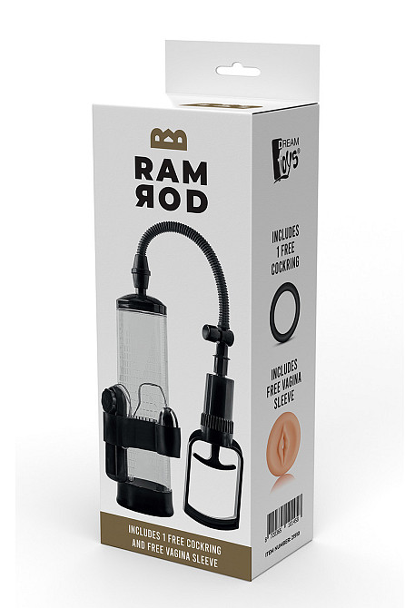 Вакуумна помпа для пеніса з вібрацією Dream Toys RAMROD VIBRATING PENIS PUMP Sex Aura Київ - фото 7