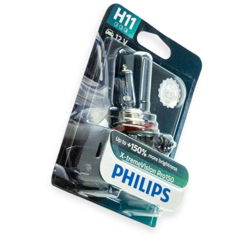 Автолампа 12V 55W PHILIPS X-treme vision Pro150 150% H11 Мукачево - фото 1