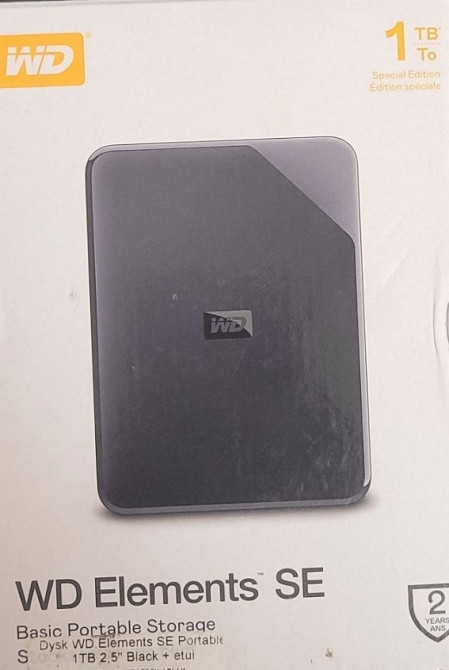Внешний жесткий диск WD Elements SE объемом 1 ТБ. Киев - изображение 2