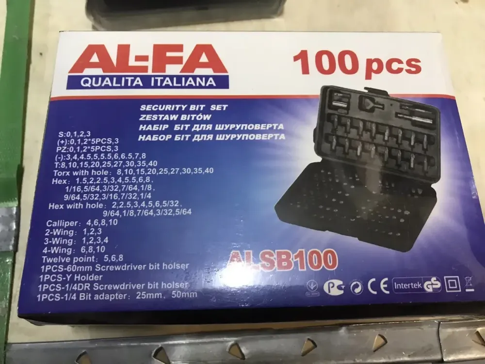 Набір біт AL-FA ALSB100 –  100 ел, змагнічувані, високої твердості Львів - фото 4