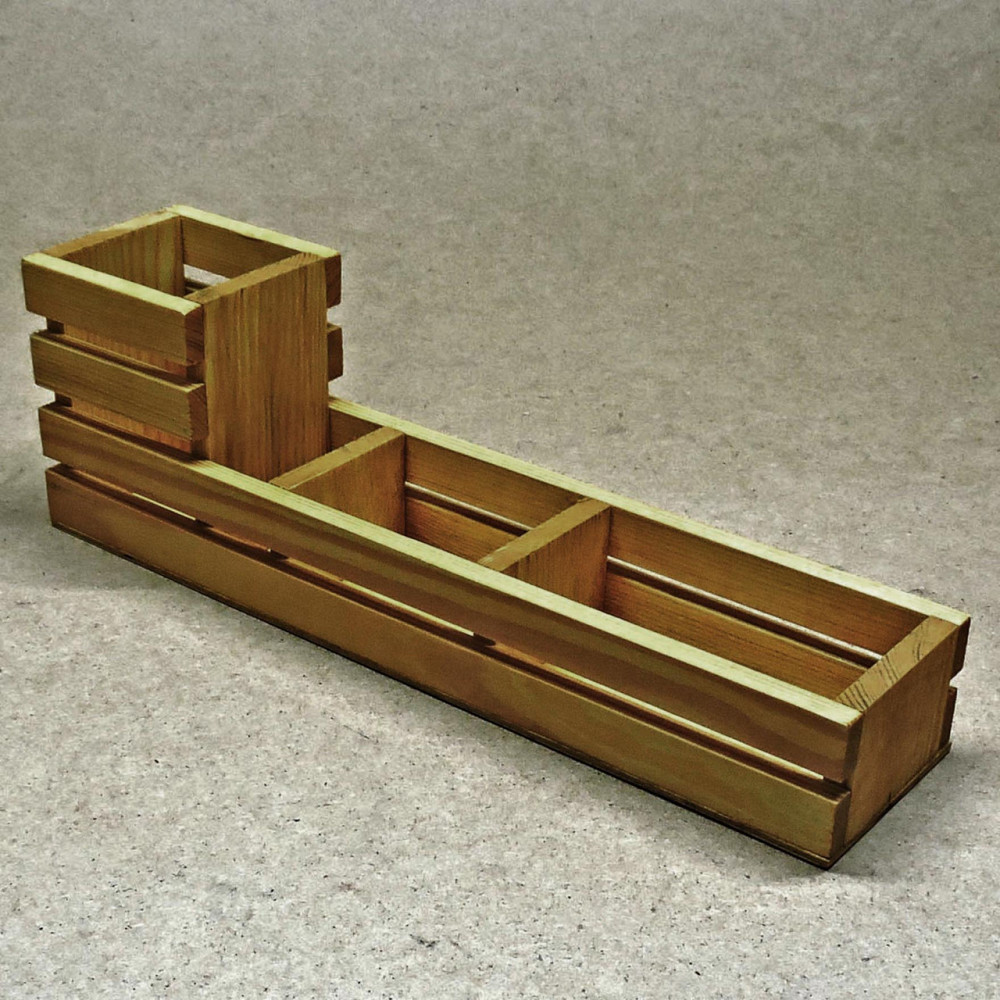 Підставка для столових приборів "Фаріна" сієна Миколаїв - фото 1