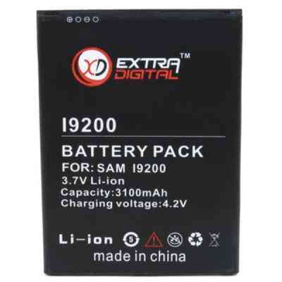 Аккумуляторная батарея Extradigital Samsung GT-i9200 Galaxy Mega (3100 mAh) (BMS1149) Винница