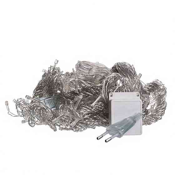 Новорічна гірлянда штора 3х3 м 192 LED кімнатна білий провід Жовтий ZWM33192LEDY Коломия