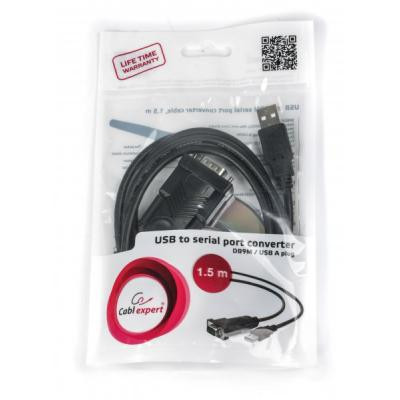 Кабель для передачи данных USB to COM 1.5m Cablexpert (UAS-DB9M-02) Винница - изображение 3
