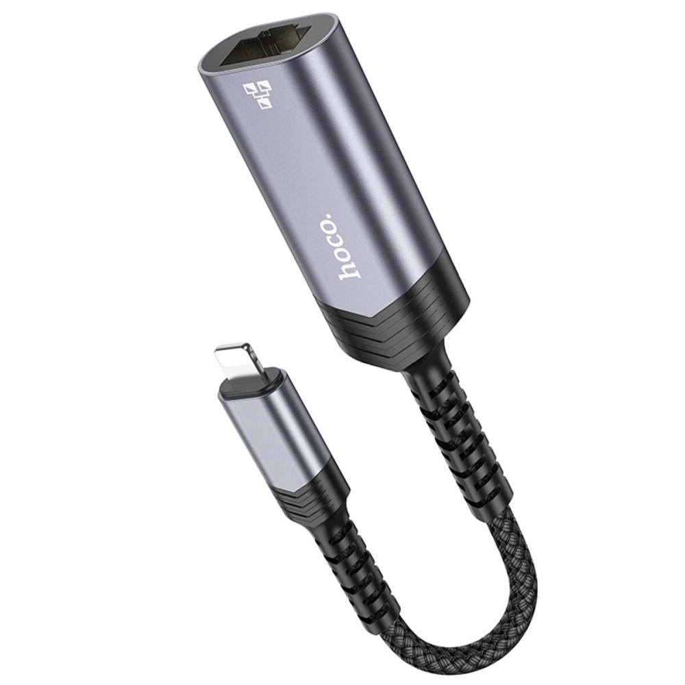 Кабель-перехідник UA26 iP ethernet adapter(100 Mbps) Metal Gray (6942007611978 ) Киев - изображение 4