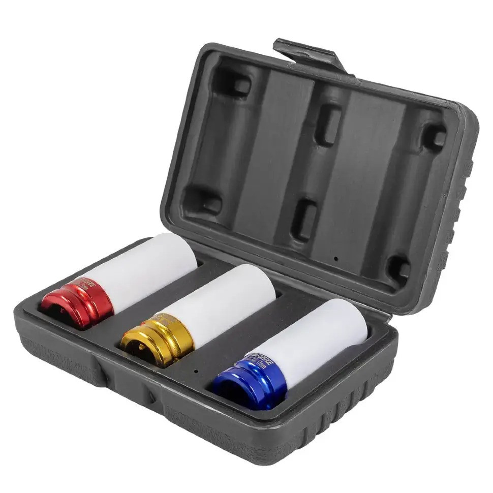 Набор головок ударных тонкостенных 3пр 1/2