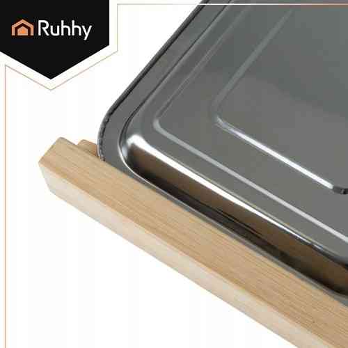 Бамбукова кухонна дошка з двома висувними контейнерами Ruhhy (25707) Нововолинськ