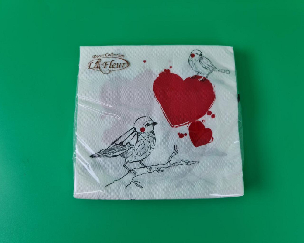 Серветка (ЗЗхЗ, 20 шт.) La Fleur Закохані пташки (996) (1 пачка) Харків - фото 1